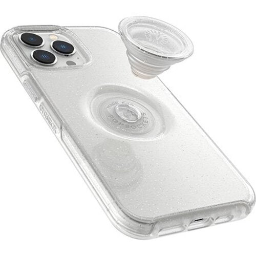 OtterBox Otter + Pop Symmetry Clear Apple iPhone 13 Pro Max / iPhone 12 Pro Max Case Stardust Pop (Clear Glitter)