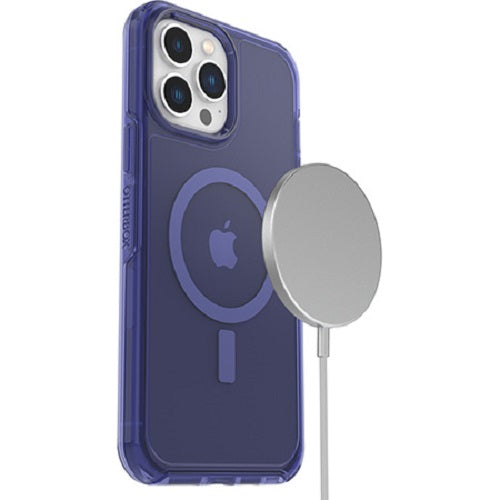 OtterBox Symmetry+ Clear MagSafe Apple iPhone 13 Pro Max / iPhone 12 Pro Max Case Feelin Blue