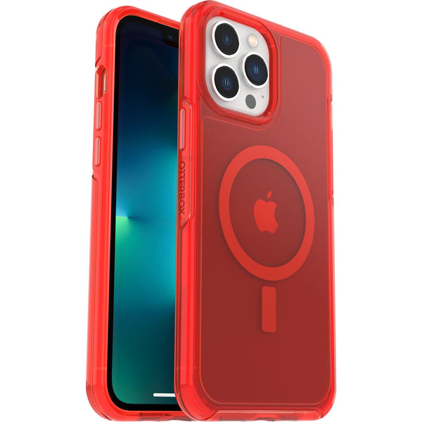 OtterBox Symmetry+ Clear MagSafe Apple iPhone 13 Pro Max / iPhone 12 Pro Max Case In The Red