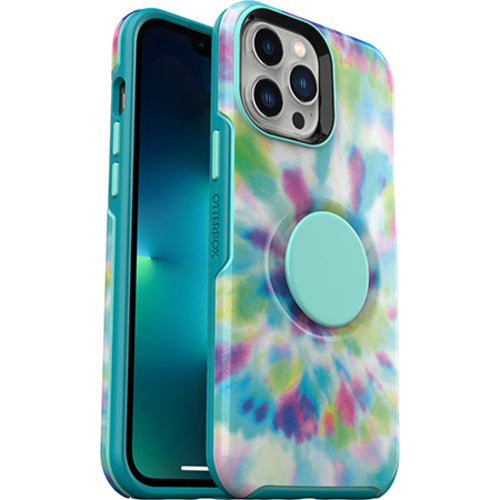 OtterBox Otter + Pop Symmetry Apple iPhone 13 Pro Max / iPhone 12 Pro Max Case Green/Blue/Purple