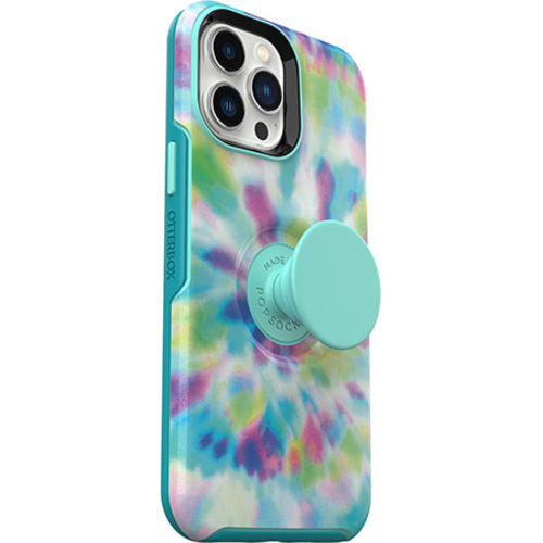 OtterBox Otter + Pop Symmetry Apple iPhone 13 Pro Max / iPhone 12 Pro Max Case Green/Blue/Purple