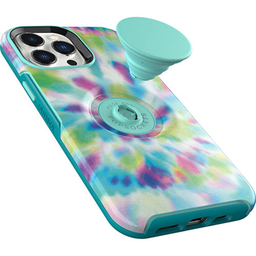 OtterBox Otter + Pop Symmetry Apple iPhone 13 Pro Max / iPhone 12 Pro Max Case Green/Blue/Purple