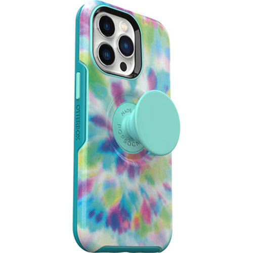 OtterBox Otter + Pop Symmetry Apple iPhone 13 Pro Case Green/Blue/Purple