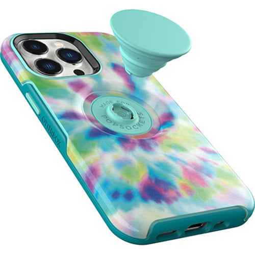 OtterBox Otter + Pop Symmetry Apple iPhone 13 Pro Case Green/Blue/Purple