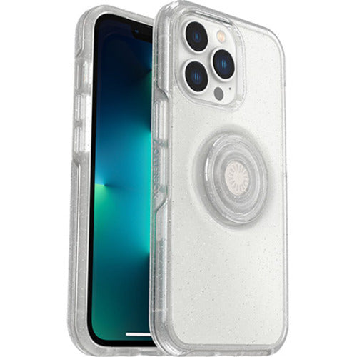 OtterBox Otter + Pop Symmetry Clear Apple iPhone 13 Pro Case Stardust Pop (Clear Glitter)