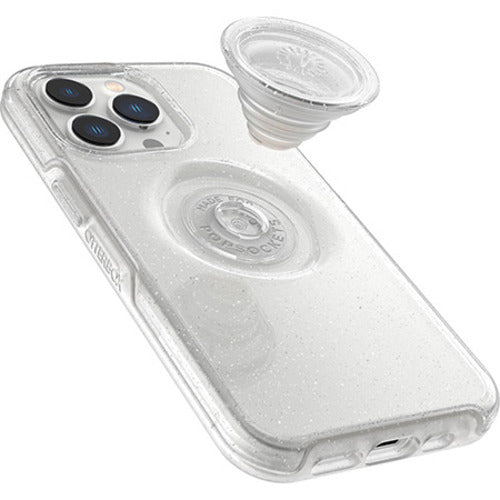 OtterBox Otter + Pop Symmetry Clear Apple iPhone 13 Pro Case Stardust Pop (Clear Glitter)