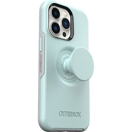 OtterBox Otter + Pop Symmetry Apple iPhone 13 Pro Case Light Teal/Grey