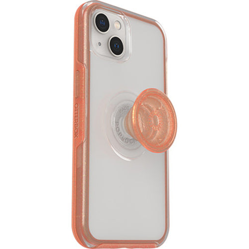 OtterBox Otter + Pop Symmetry Clear Apple iPhone 13 Case Melondramatic (Clear/Orange)
