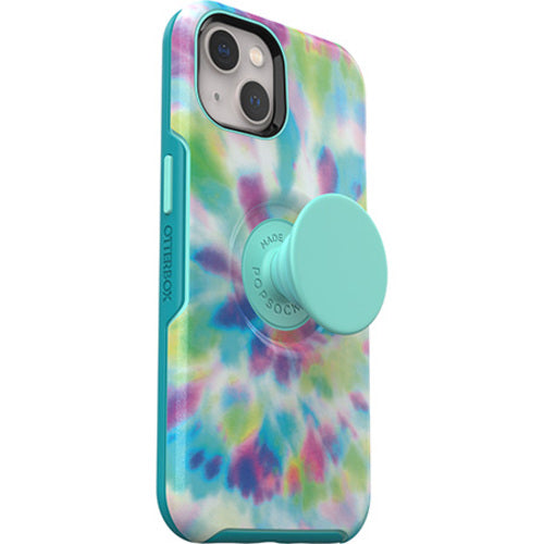 OtterBox Otter + Pop Symmetry Apple iPhone 13 Case Green/Blue/Purple