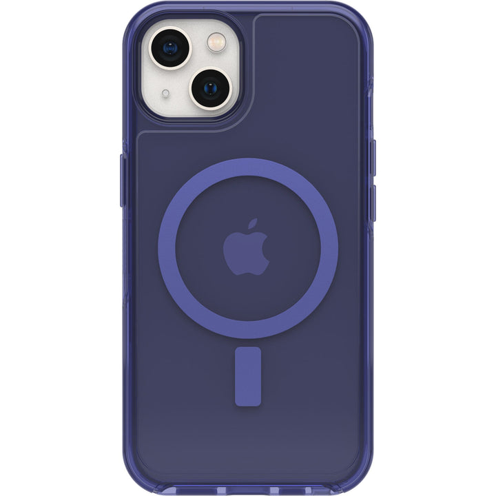 OtterBox Symmetry+ Clear MagSafe Apple iPhone 13 Case Feelin Blue