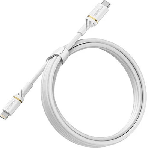 OtterBox Lightning to USB-C Fast Charge Cable (2M) - White