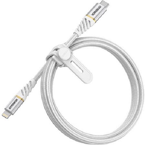 OtterBox Lightning to USB-C Fast Charge Premium Cable (1M) - White