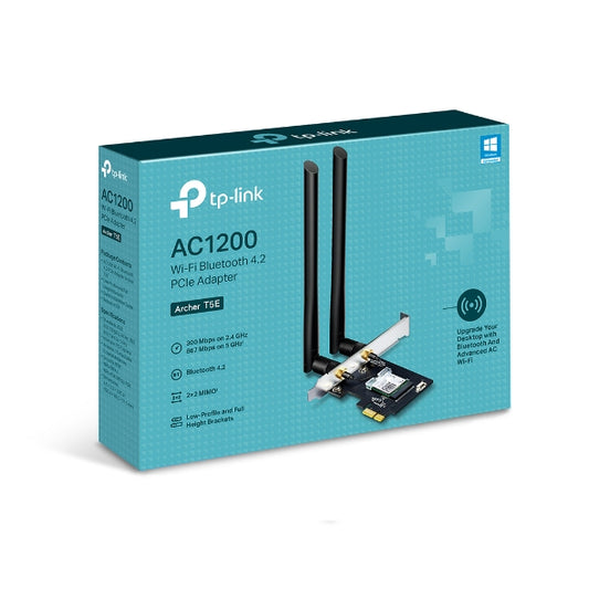 TP-Link Archer T5E AC1200 Wireless Dual Band PCle Adapter With Bluetooth