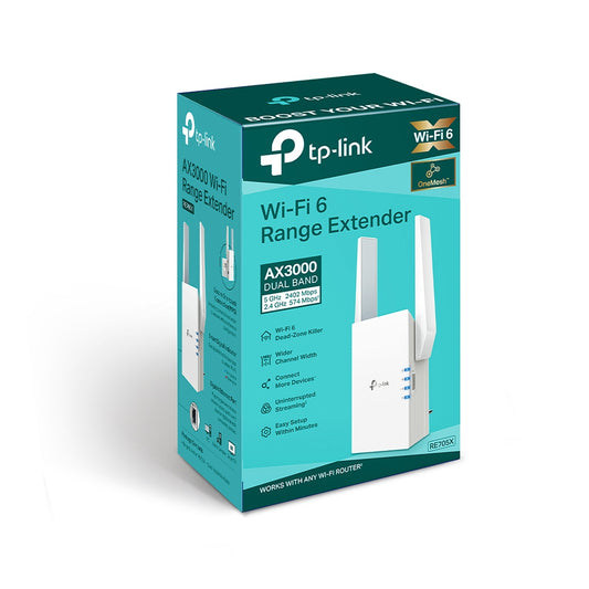 TP-Link RE705X AX3000 Mesh WiFi 6 Extender