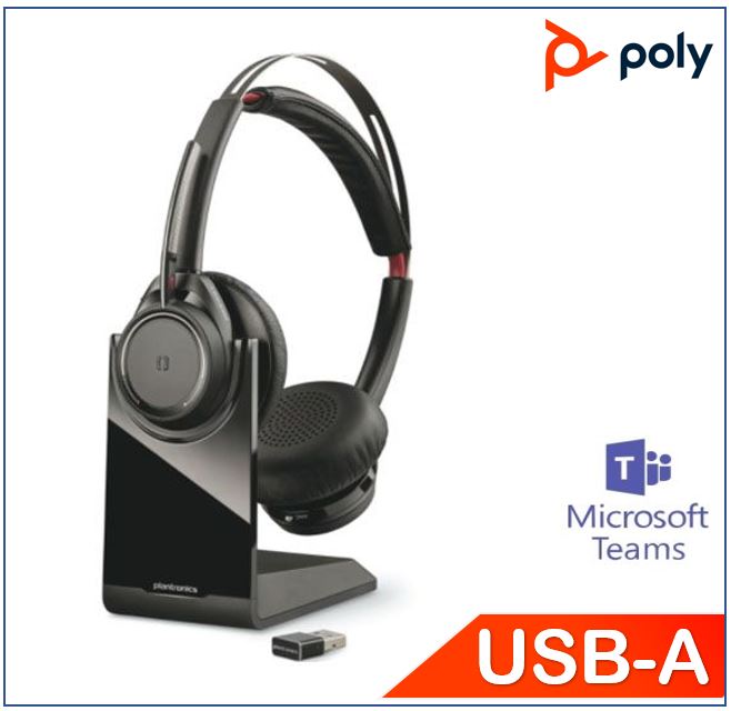 Poly Plantronics B825-M Voyager Focus UC BT Headset with charging stand