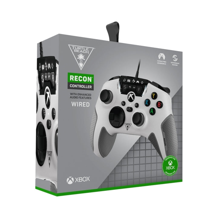 Recon Wired Game Controller for Xbox - White - Aussie Gadgets