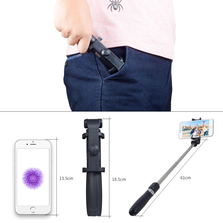 Apexel Portable Wireless Selfie Stick - Aussie Gadgets