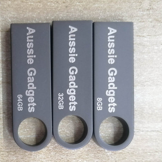 USB 3.0 Metal Flash Drive Disk 8GB 32GB 64GB - Aussie Gadgets