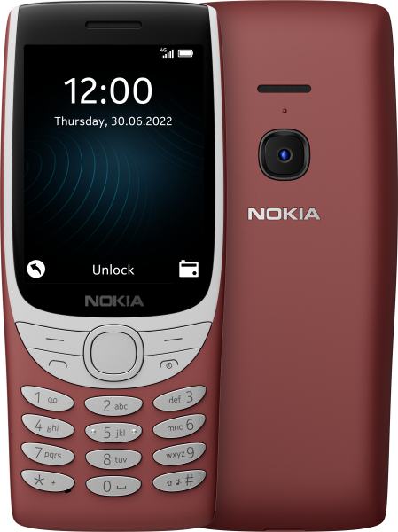 Nokia 8210 2.8" 4G Dual Sim Phone - Red